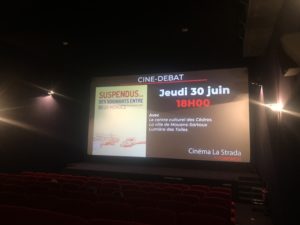 Projection débat du film « Suspendus » au cinéma la Strada de Mouans Sartoux